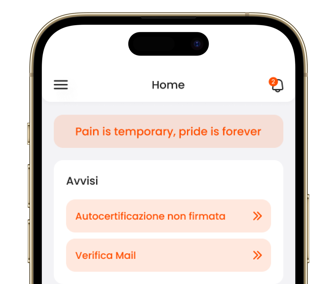 App Palestre - gestionale su smartphone
